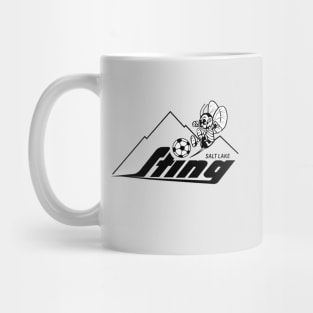 Defunct Salt Lake Sting Soccer 1990 Mug